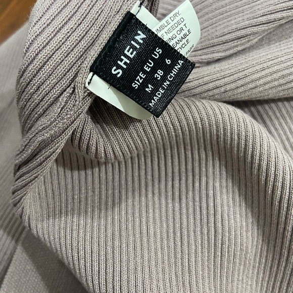 SHEIN Violet Long Sleeve Maxi Dress with Cardigan - Picture 6 of 6